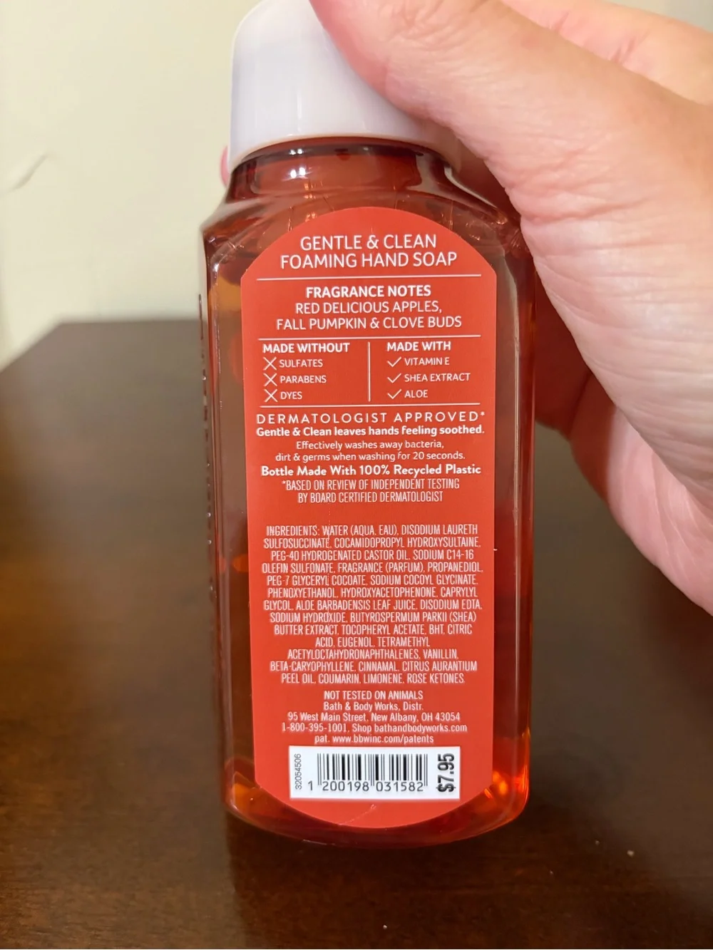 Bath & Body Works Pumpkin Apple Foaming Hand Soap & 3 Wick Candle Set